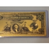 Image 4 : George Washington $2.00 Gold Foil .999 - 24K Gold Note In Protective Holder - Mint Condition