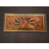 Image 2 : 2009 Michael Jordan .999999 $100 Gold Foil Note In Protective Holder - Mint Condition