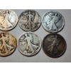 Image 4 : Assorted Years Silver Walking Liberty Half Dollars Face Value: $5.00