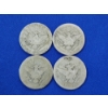 Image 2 : x4 United States Barber Half Dollars: 1910, 1906, 1906, 1905 - 90% Silver - FV: $2.00