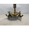 Image 2 : Vintage Middle Eastern Elaborate Brass Candle Holder 