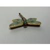 Image 3 : Dragonfly trinket box - 2.5" & Dragonfly Compact Mirror - ***Broken Mirror***