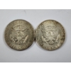Image 3 : Two 1964 United States 90% Silver Kennedy Half Dollars ~ $1.00 Face Value