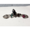 Image 4 : Lot of Assorted Sterling Silver Rings Total Weight: 20.4g