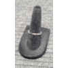 Image 2 : White Gold Ring With Beautiful Green Stone Believed To Be 10K Gold - 4.3 Grams
