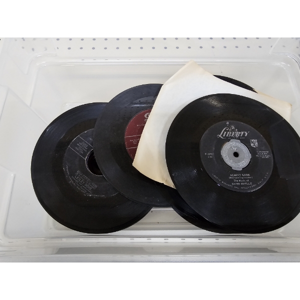 Lot of (90) 45" Music Records ft. Hit Songs From Legendary Artists