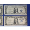 Image 5 : (8) U.S. Blue Seal $1 Silver Certificates: Series 1935 F, D, E 