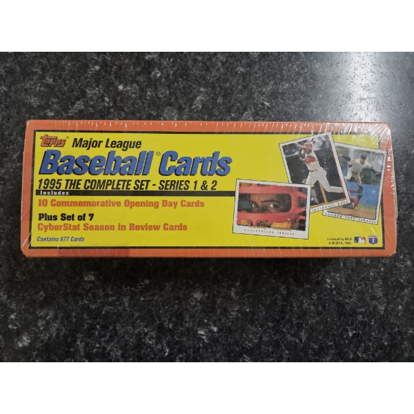Topps 1995 Sealed Box! Contains 677 Never Opened Cards In Wax Packs