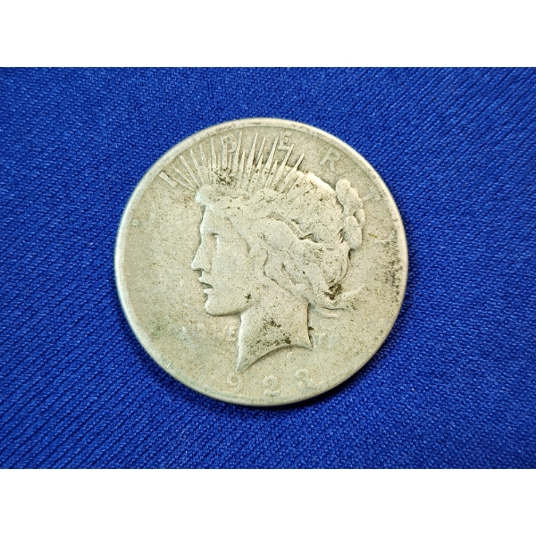 1923 Silver Peace Dollar - 90% Silver U.S. Dollar