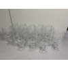 Image 6 : 14 Crystal Wine Goblets -  ~ 7 inches tall - Gorgeous Pattern