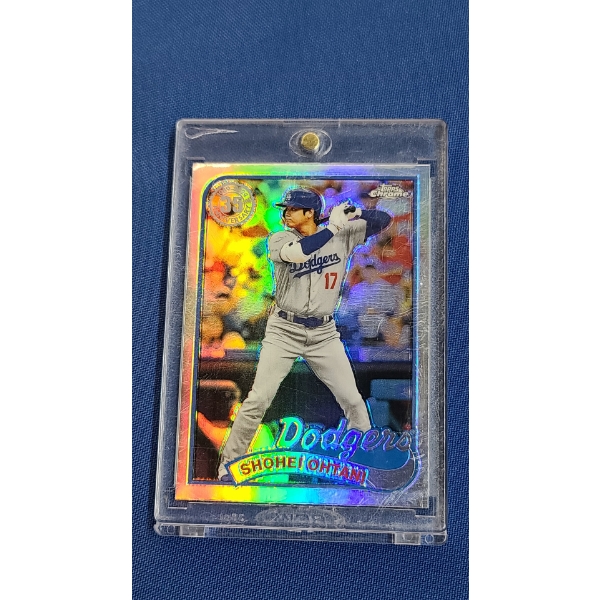 2024 Topps Chrome Shohei Ohtani 1989 35th Anniversary Refractor # 89CB-5 Baseball Card