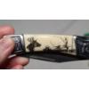 Image 3 : (3) Stainless Steel Folding Pocket Knives With Deer & Eagle Motif 