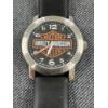 Image 1 : High End Bulova Harley - Davidson 50 M Water Resistant Watch With Harley Leather Band - Mint Conditi