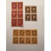Image 1 : Rare Civil War Block Of 8 - 1st Edition Revenue Stamps & 2 Other Blocks - Hard To Find U.S. Stamps