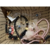 Image 3 : Lot of Costume Jewelry - Necklaces - USA Eagle Pin - Cross Necklace - Christmas Earrings