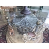 Image 6 : PICKUP IN NORTHFIELD - FANTASTIC & RARE Gorgeous Carousel Glass Top Center Table With 4 Horses