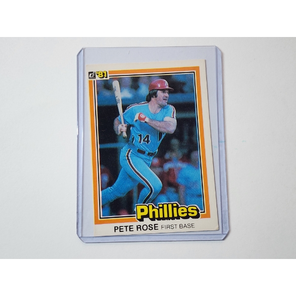 1981 Donruss Pete Rose Baseball Card #251 - in Protective Sleeve 