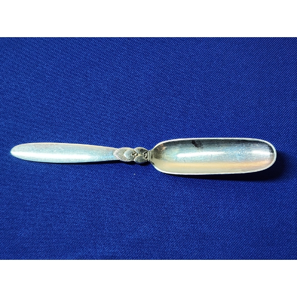 Georg Jensen Catus Sterling Silver Serving Spoon TW: 40.0g