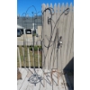 Image 2 : Outdoor Yard In Ground Metal Plant Hangers / Racks - see pics