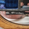 Image 4 : Nice Hand Made Artist Mirror Signed R. Parker ~ About 9 Inches Wide 