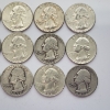 Image 3 : $3.00 Face Value of Assorted Years U.S. Washington 90% Silver Quarters