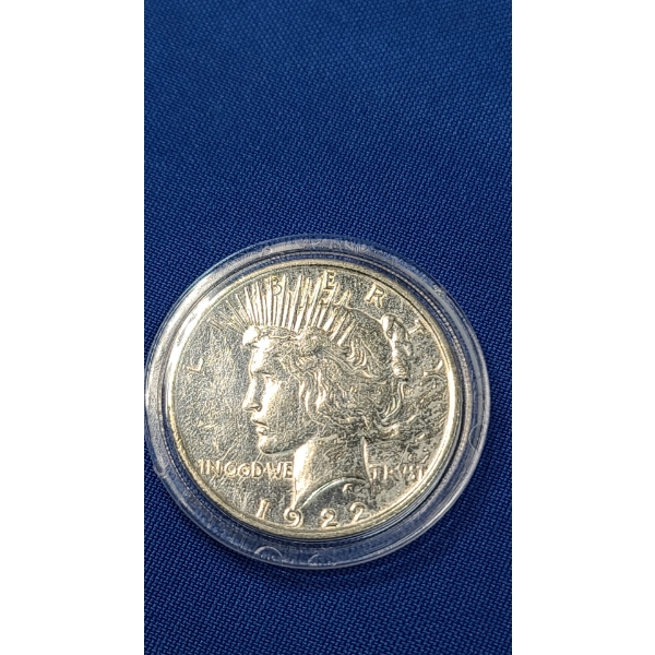 1922 90% Silver Peace Dollar 