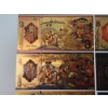 Image 4 : x10 Assorted Anime "One Piece" 999999 24K Gold Foil Banknotes Set