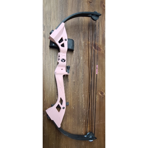 26" Hunter Dan/Creative Hottie G-Max Pink Compound Bow - No Arrows
