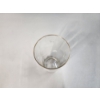 Image 5 : Vintage Mary Gregory Hand-Painted Enamel Clear Glass With Gold Rim
