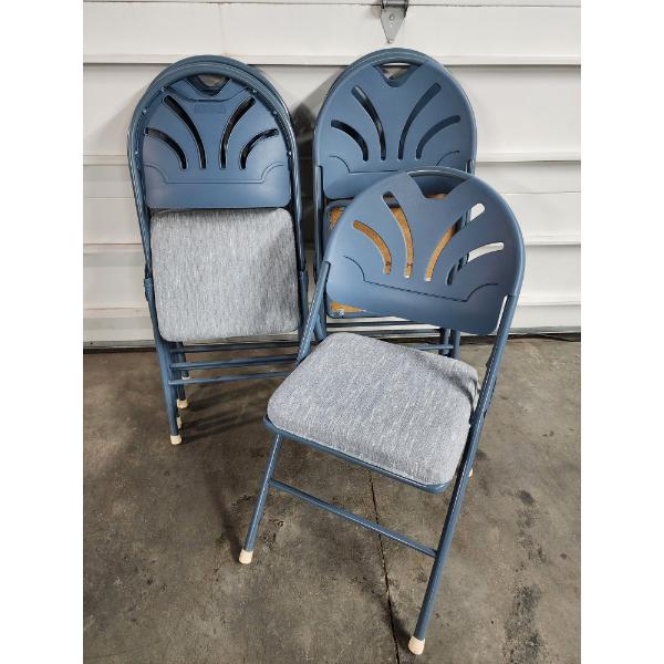 6 Cosco Padded Folding Chairs - Excellent Condition