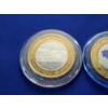 Image 2 : (2) Limited Edition Las Vegas $10 Gaming Tokens 70's Muscle Cars Design