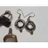Image 3 : Sterling Silver Scrap Pieces, Clip, Earrings, Ring - Total Weight: 20.3g