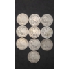 Image 4 : Assorted Years & Mint Marks 90% Silver Walking Liberty Half Dollars - Face Value: $5.00