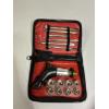 Image 1 : Pistol-grip ratcheting screwdriver and socket tool set in Oldsmobile Service Guild Storage Case