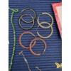 Image 3 : 3 Sets of Earrings - Turkish Made Necklace - Bracelet & Earring/Necklace Set (Diamond Shaped Colored