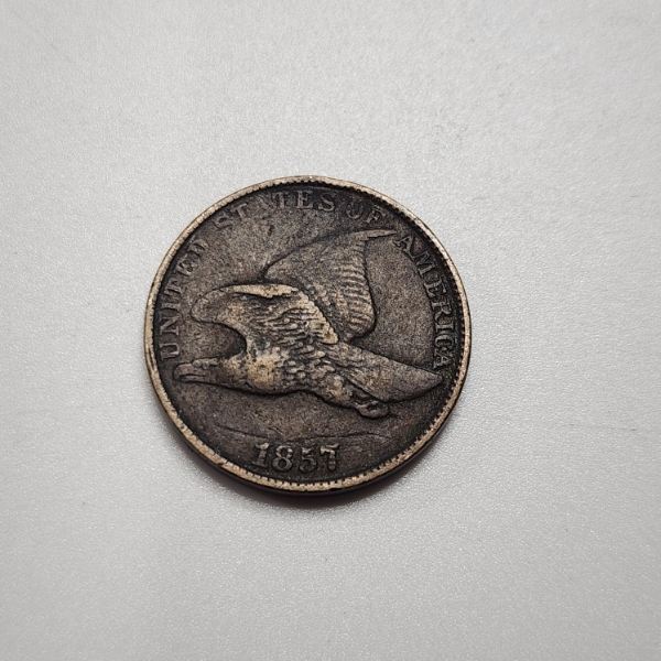 1857 United States Flying Eagle Cent