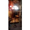 Image 4 : Classic Stained Glass 16" Paneled Shade - 64 Inch Floor Lamp - Electrified In Perfect Condition.