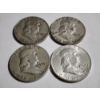 Image 2 : $2.00 Face Value in Benjamin Franklin 90% Silver Half Dollars