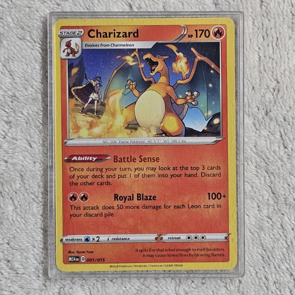Charizard 001/015 Pokémon Trading Card