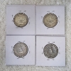Image 2 : Four Assorted Years 90% SILVER Washington Quarters - Face Value: $1.00