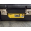 Image 3 :  Brand New Rugged Plastic Stanley 26'' Toolbox With Removable Tray Insert & Lockable Closures 