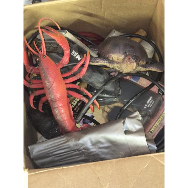 Louisville Home Pickup - Miscellaneous Hand Tools & 2 Rubber Sea Life Toys- See Pics