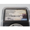 Image 3 : NGC 2017 P Australia .9999 Silver Wedge-Tailed Eagle FDOI MS 70 Signed by Mercanti w/ Display Box