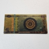 Image 1 : Bitcoin One Hundred Dollar 999999 Gold Foil Note 