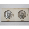 Image 1 : Two 1964 90% Silver Kennedy Half Dollars 