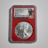 Image 1 : NGC MS70 Graded 2020-W Silver 1 Oz American Eagle First Day of Issue WEST POINT MINT EAGLE!