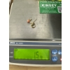 Image 5 : 14k Gold Earrings Total Weight - 1.5 grams