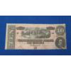 Image 1 : 1864 $10 Confederate Note With Miscut Errors
