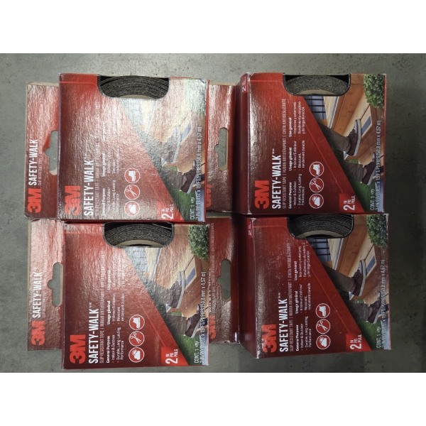 Four Boxes Of  New 3M Safety Walk 15ft Of Non Slip Tape 