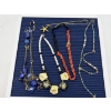 Image 3 : Costume Jewelry - 5 Beautiful Necklaces - Red - Blue - Starfish - Etc